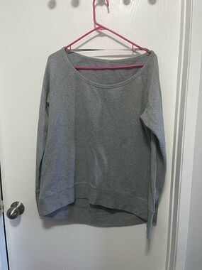 Size 10 Lululemon Meditate Pullover, Heathered Fossil
